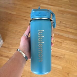 Brand new Lululemon blue matte water bottle